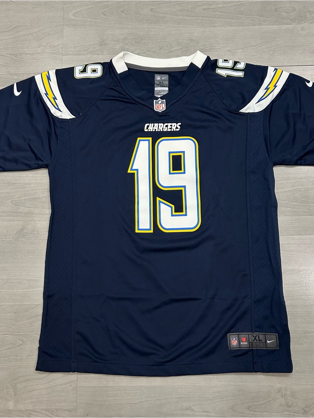 NWT Lance Alworth San Diego Chargers #19 Nike Youth NFL Football Jersey Size XL